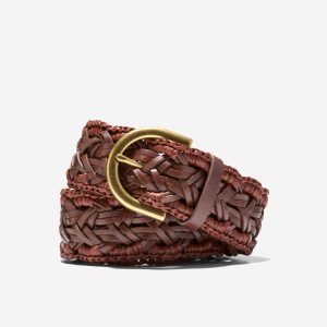 Women's 40MM Raffia Edge Braid Belt