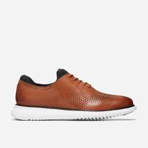 Men's 2.ZER?GRAND Laser Wingtip Oxfords