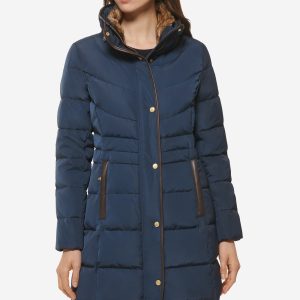 Women's Hidden-Hood Puffer Coat