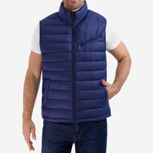 Men's Zip Front Quilted Vest