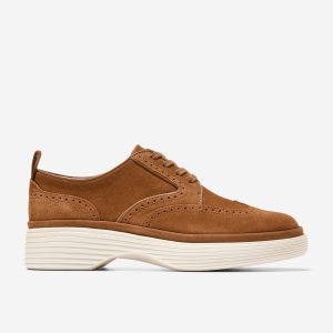 Women's ?riginalGrand City Platform Wingtip Oxfords