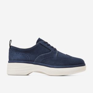 Women's ?riginalGrand City Platform Wingtip Oxfords