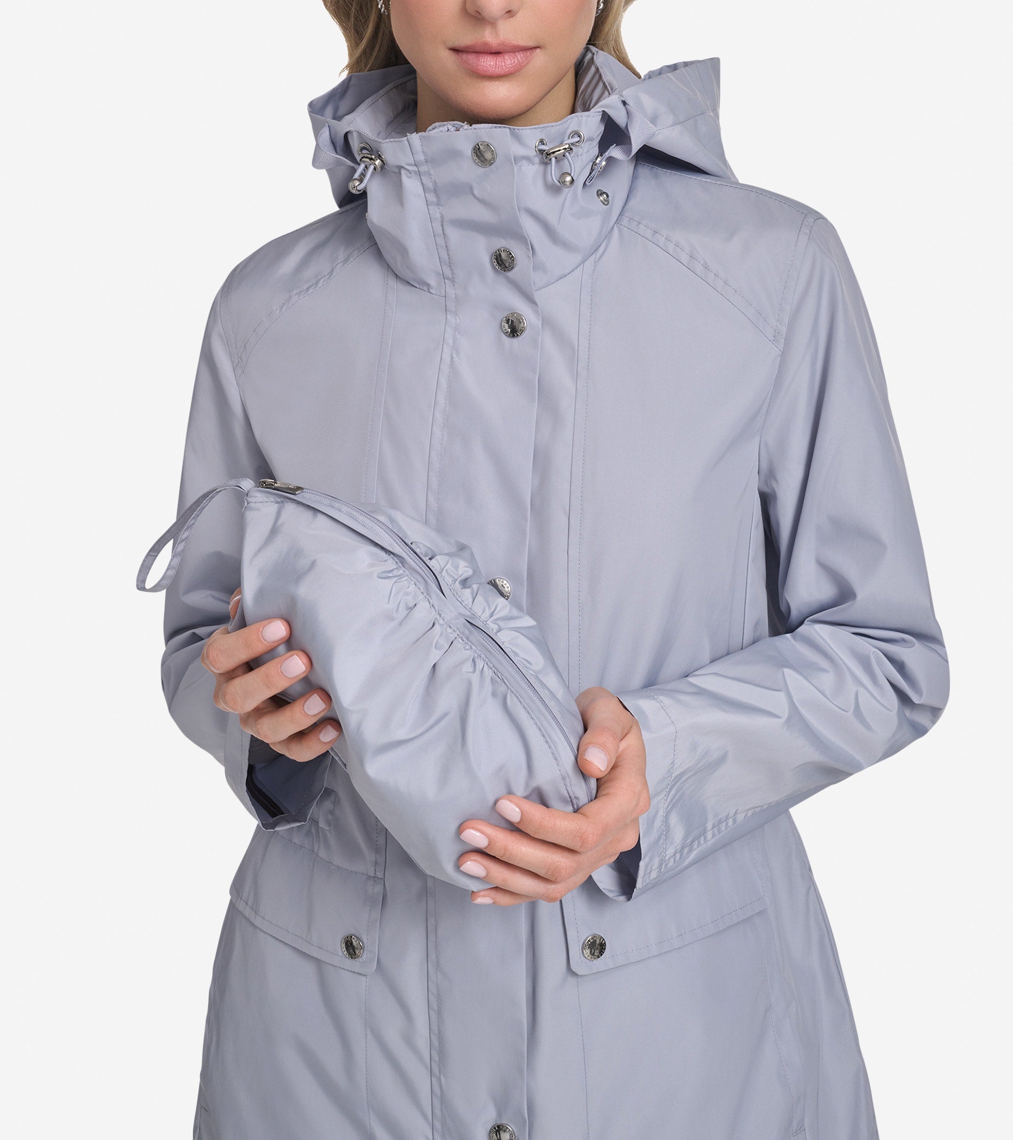 Women's Packable Short Parka - Image 3