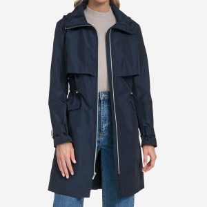 Women's Packable Trench Coat