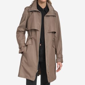 Women's Packable Trench Coat