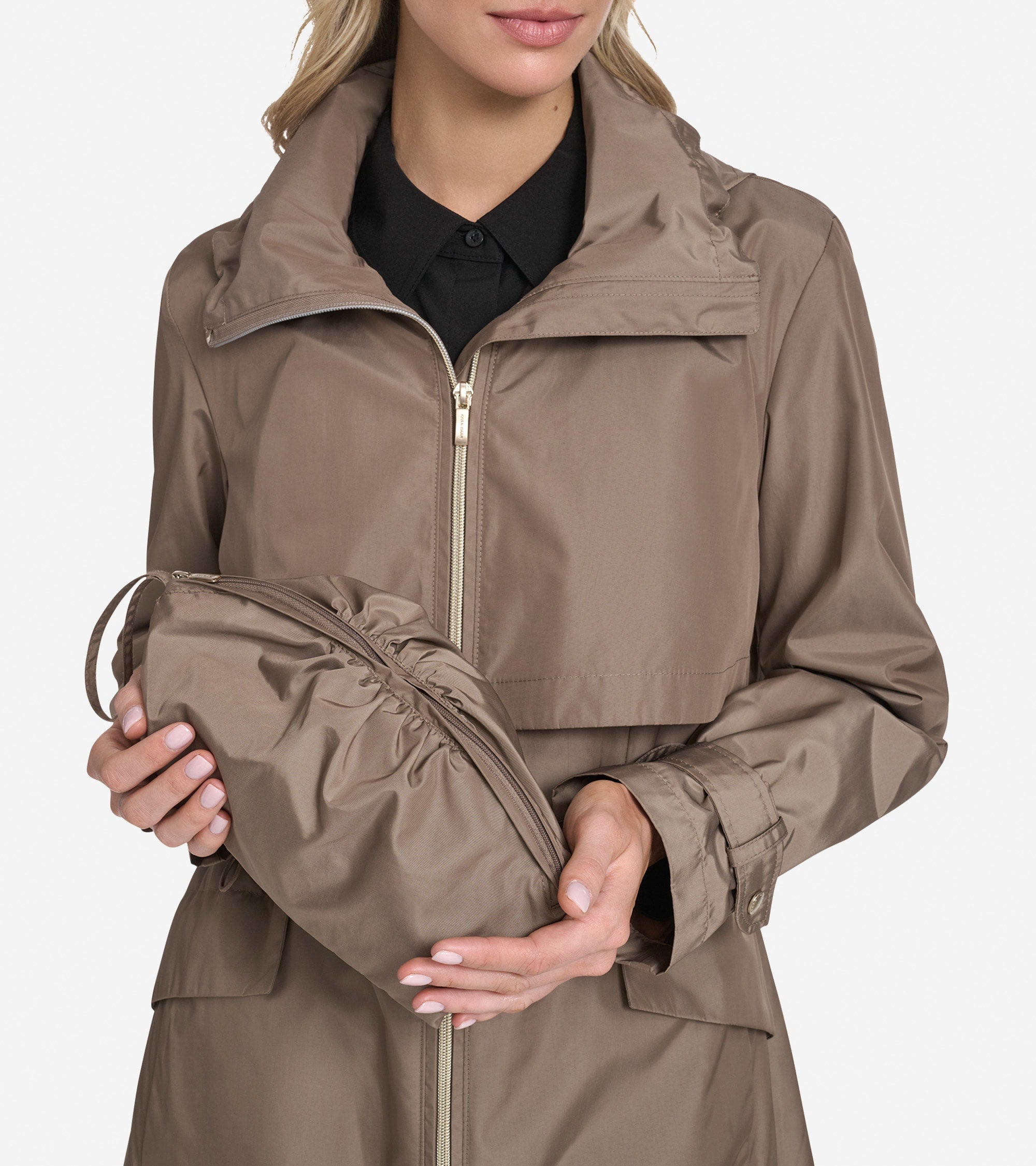 Women's Packable Trench Coat - Image 3