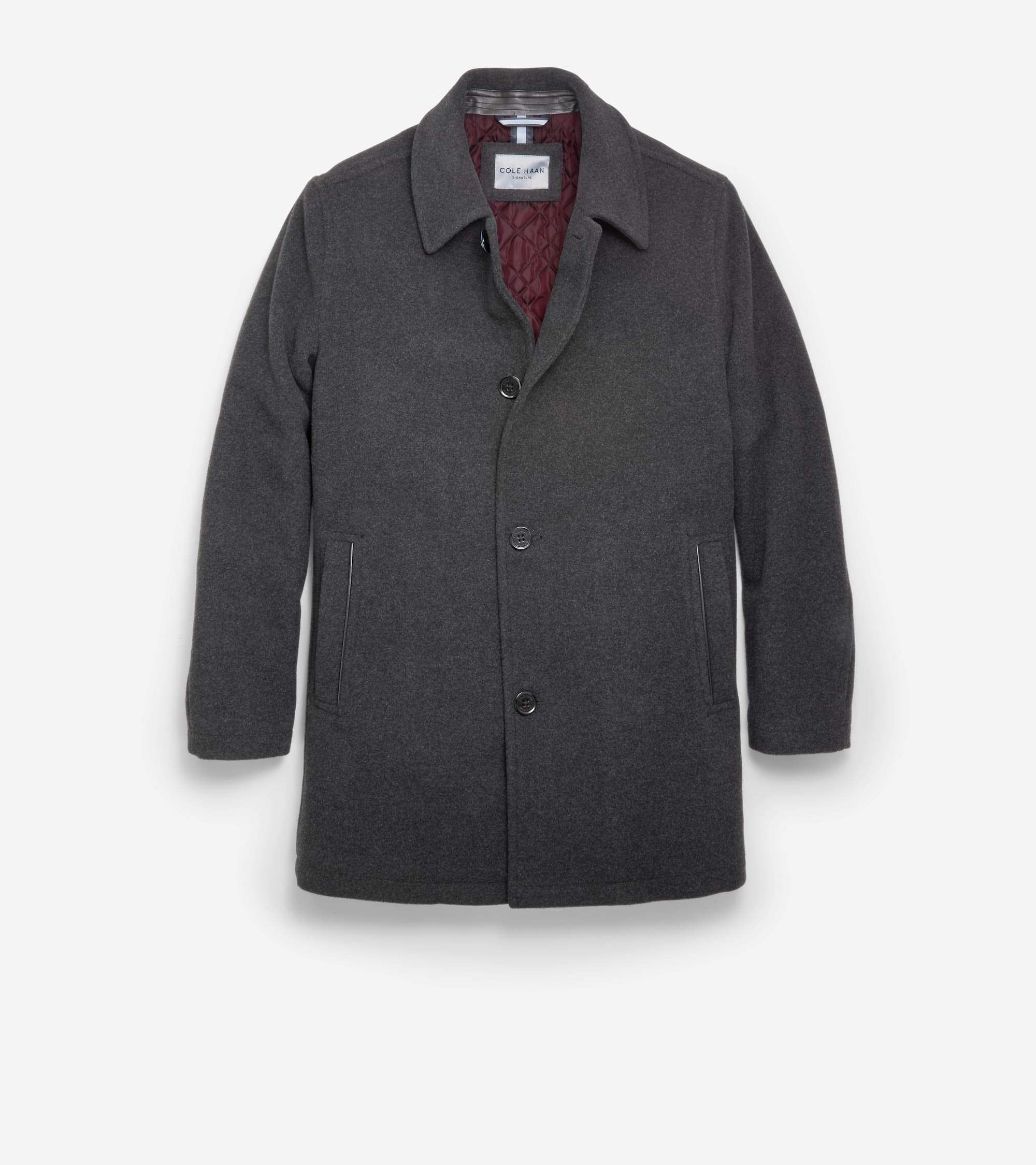 Men's Wool-Blend Car Coat - Image 3