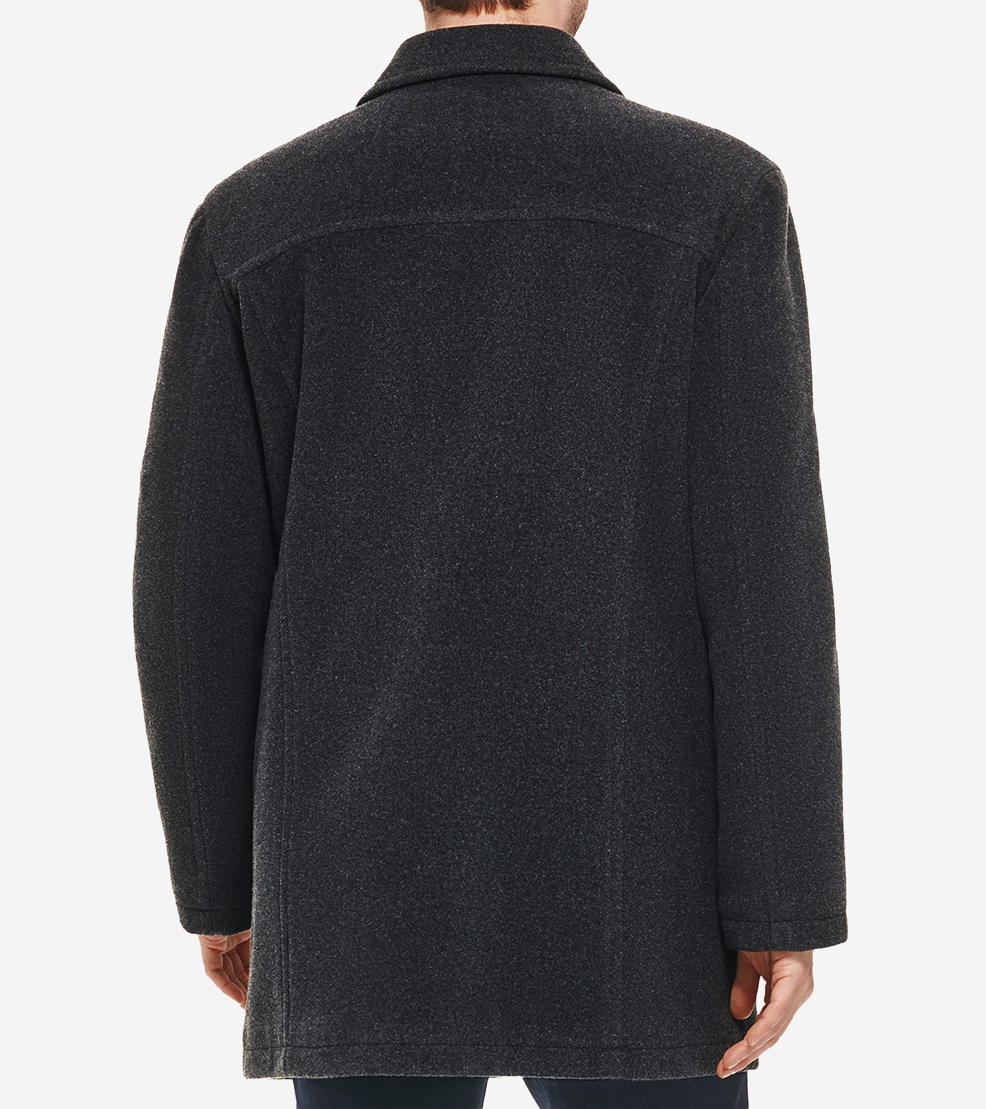 Men's Wool-Blend Car Coat - Image 4