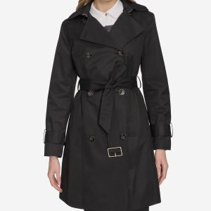 Women's Hooded Trench Coat