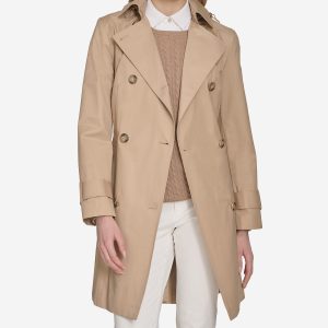 Women's Hooded Trench Coat