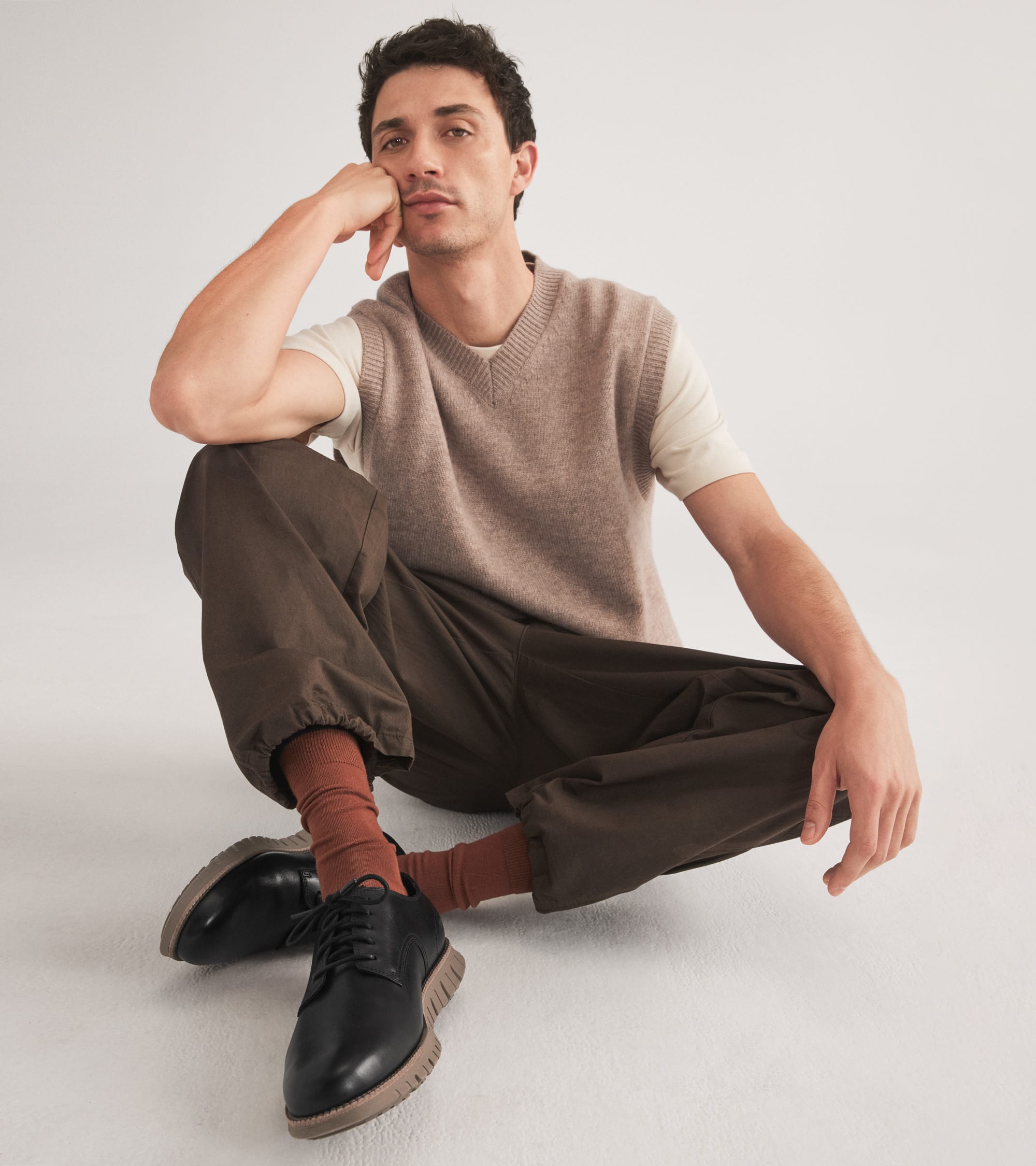 Men's ZER?GRAND Remastered Plain Toe Oxfords - Image 7